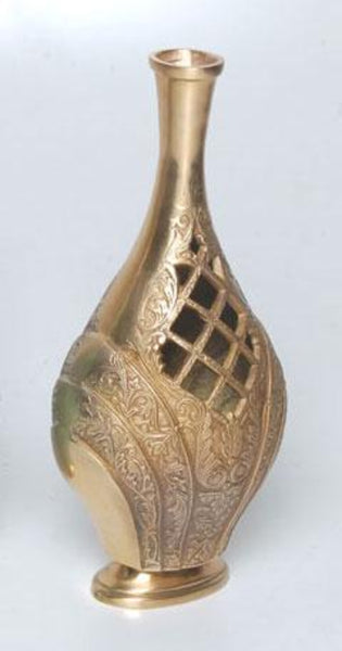 COMING SOON !!!! Brass Flower Vases Polished H= 28 cm / 11" Style 120