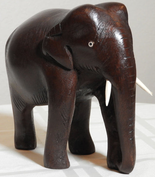 Elephant Statues Hand Carved from Acacia wood from Kerala