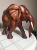 Wooden walking Elephant, hand carved from Suar wood