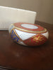Coaster Marble Round 4" dia x 3 1/2" H set of 6 in Round Box in Red ArtWork